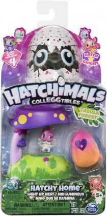 Spin Master HATCHIMALS SVÍTÍCÍ HRACÍ SADA LESNÍ HNÍZDO - obrázek 1