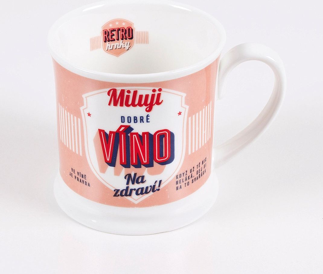 LOLA BABY ALBI Retro hrnek quot;Víno quot; - obrázek 1