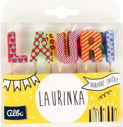 LOLA BABY ALBI Dortová svíčka - Laurinka - obrázek 1
