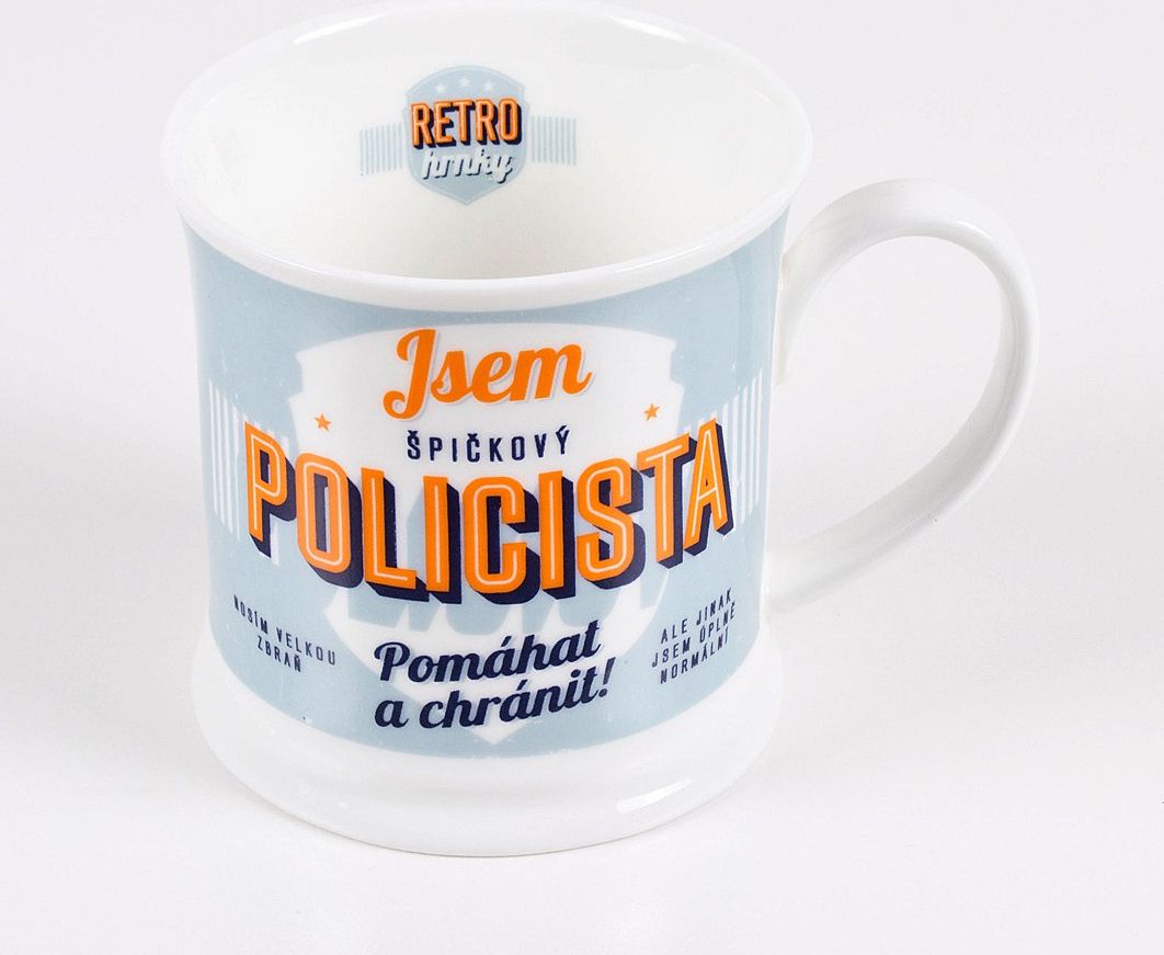 LOLA BABY ALBI Retro hrnek quot;Policie quot; - obrázek 1