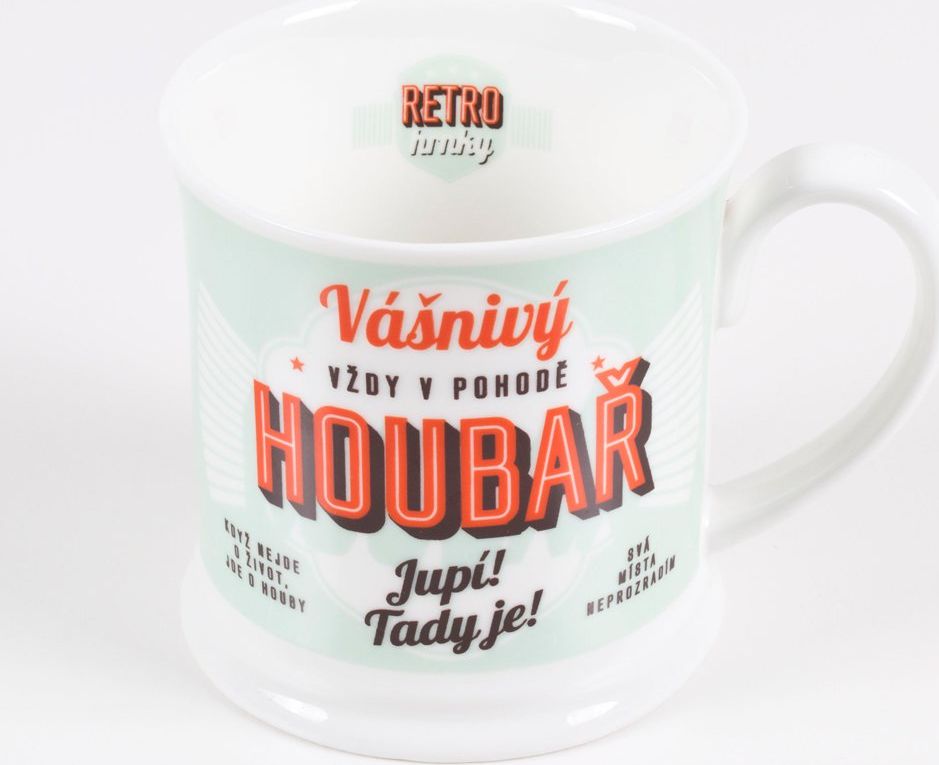 LOLA BABY ALBI Retro hrnek quot;Houbař quot; - obrázek 1