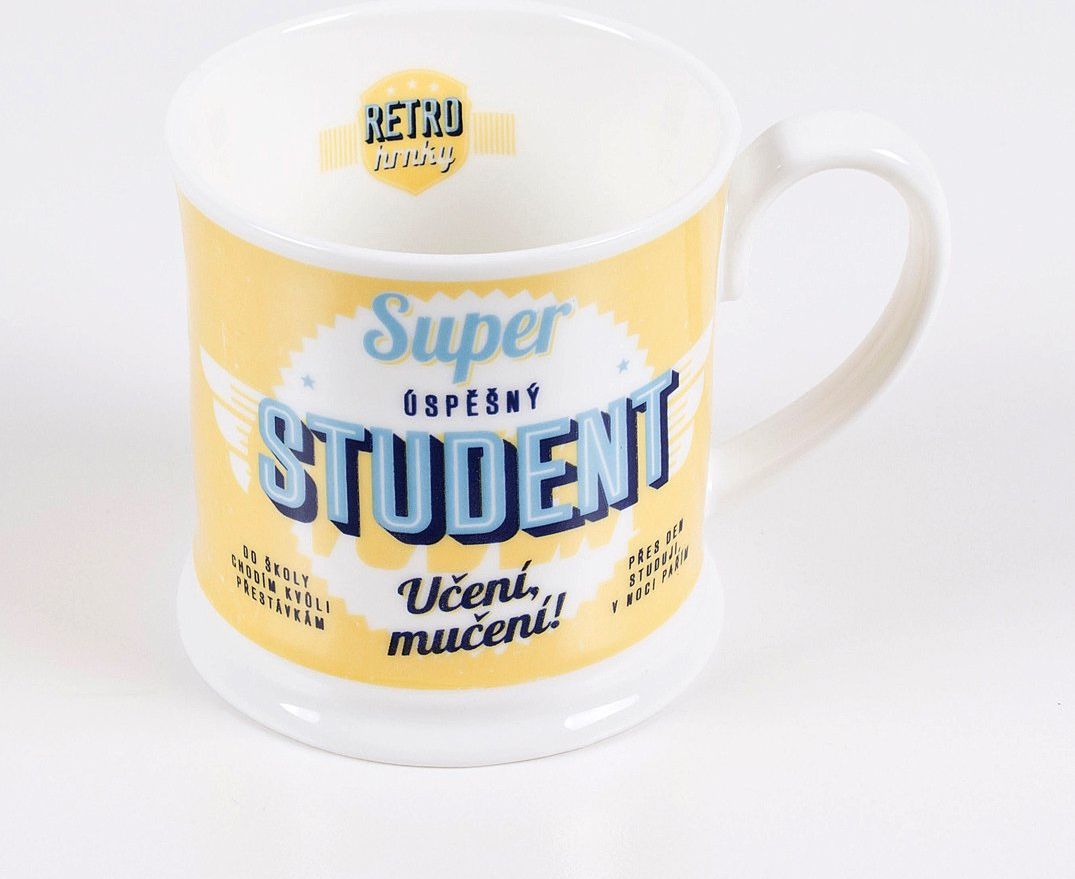 LOLA BABY ALBI Retro hrnek quot;Student quot; - obrázek 1