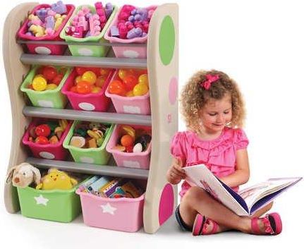Step2 Skříňka s boxy na hračky PASTEL - obrázek 1