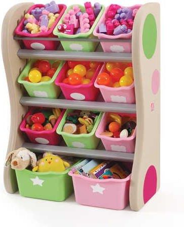 Step2 Skříňka s boxy na hračky PASTEL - obrázek 2