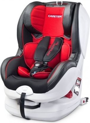 Autosedačka CARETERO Defender Plus Isofix red 2016, Červená - obrázek 1