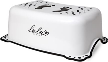 Maltex Stolička, schůdek s protiskluzem Lulu design - bílá - obrázek 1