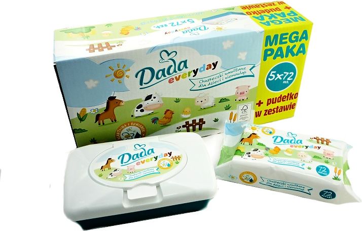 4x Plenky DADA Extra soft vel. 5 (156ks) + ubrousky a box ZDARMA - obrázek 3