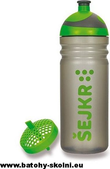 Zdravá lahev na pití + šejkr zelená 0.7 litrů - obrázek 1