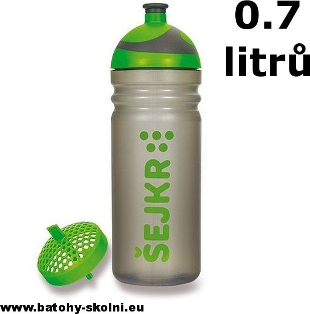 Zdravá lahev na pití + šejkr zelená 0.7 litrů - obrázek 2