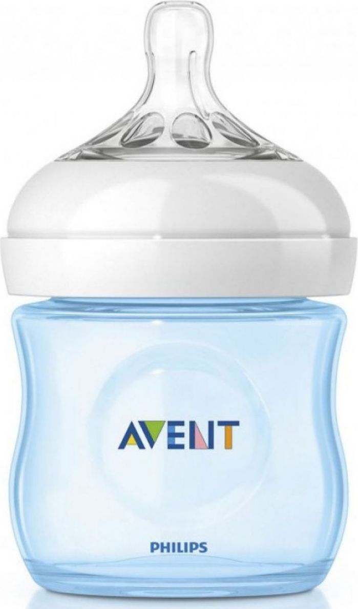 Philips Avent Láhev Natural 125 ml modrá - obrázek 1