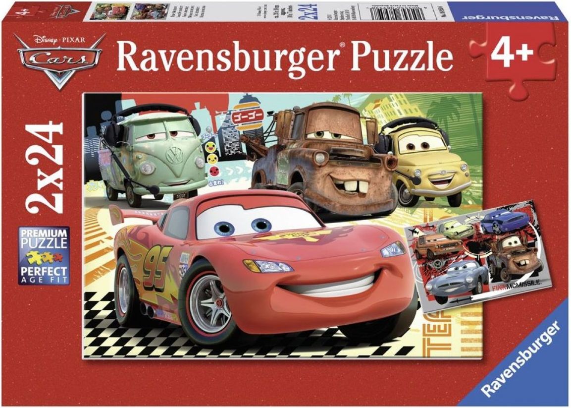 Ravensburger Cars Nová dobrodružství 2 x 24 dílků - obrázek 1