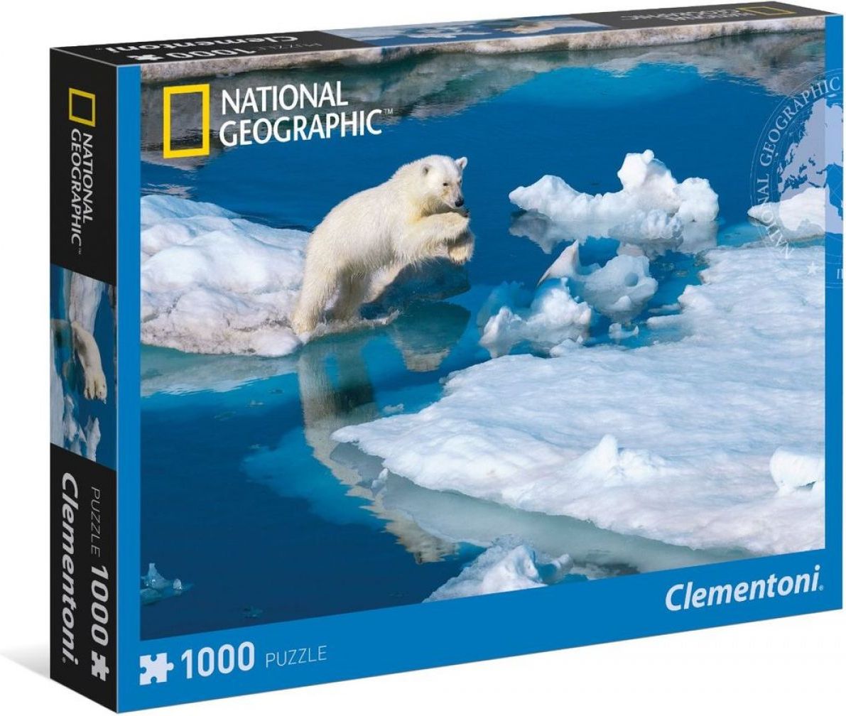 Clementoni Puzzle National Geographic Polární medvěd 1000d - obrázek 1