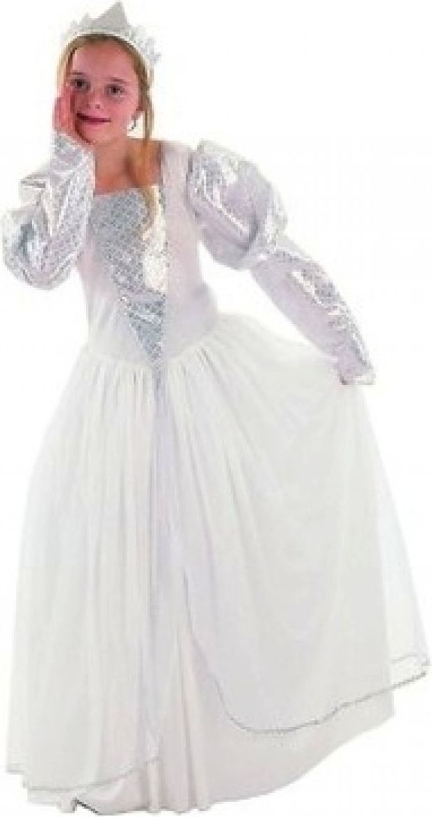 Made Dětský kostým Princezna bílá 6-8 let - obrázek 1
