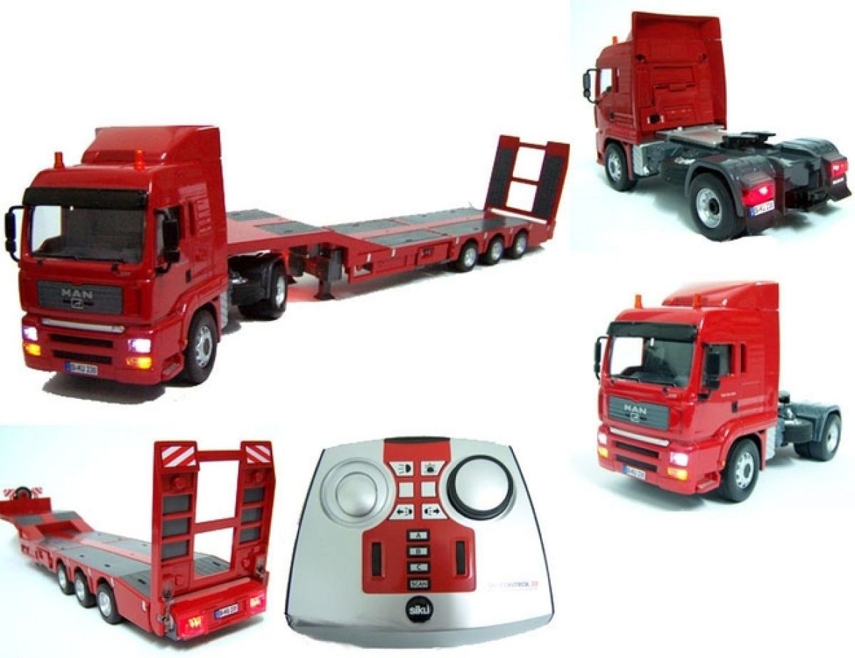 SIKU RC Tahač MAN s podvalníkem s dálk ovl a konektorem EUR měř Control 1:32 - obrázek 1
