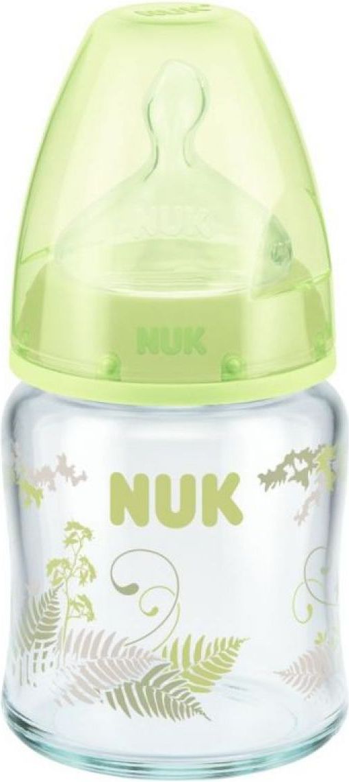 Nuk FC Láhev sklo 120 ml - Zelená - obrázek 1