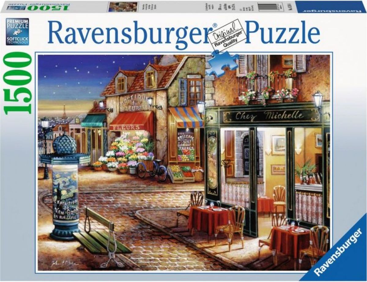 Ravensburger puzzle Tajemný koutek v Paříži 1500 dílků - obrázek 1