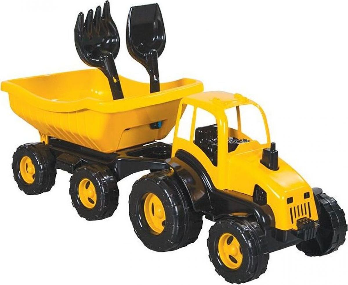 Pilsan Toys traktor s vozíkem 72 cm - obrázek 1