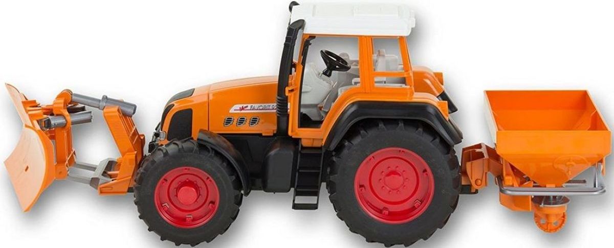 Bruder 1906 Traktor Fendt Favorit 926 Vario s radlicí a posypem oranžový - obrázek 1