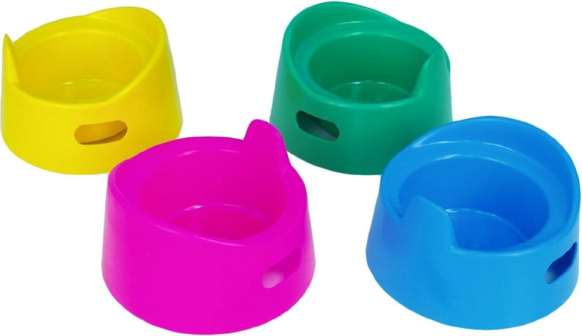 Teddies Nočník pro panenky plast průměr 13cm - Zelená - obrázek 1