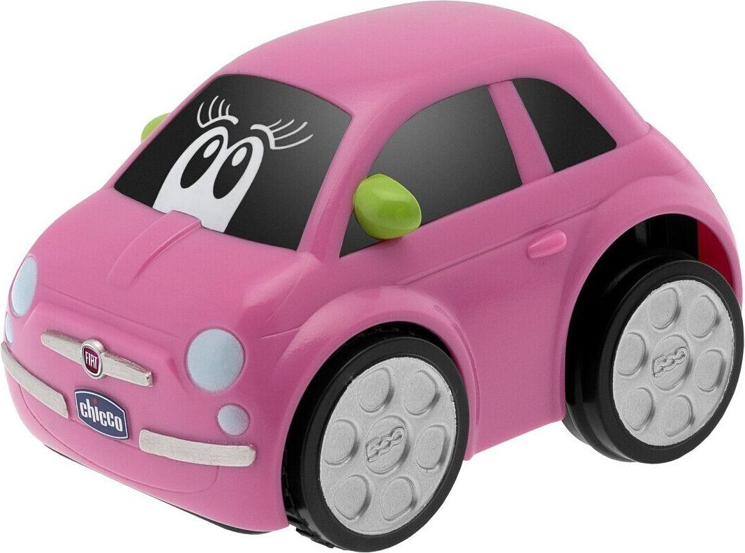 Chicco Hračka autíčko Turbo Touch Fiat 500 Růžová - obrázek 1