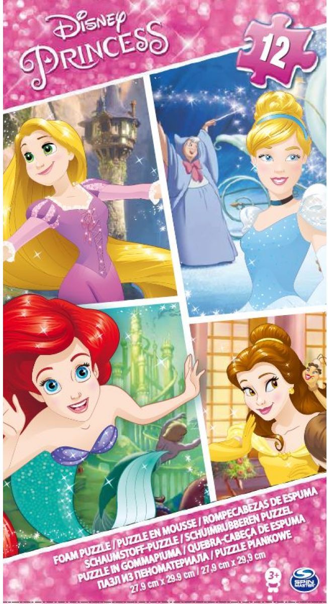 Spin Master Pěnové puzzle 12 ks Princess - obrázek 1