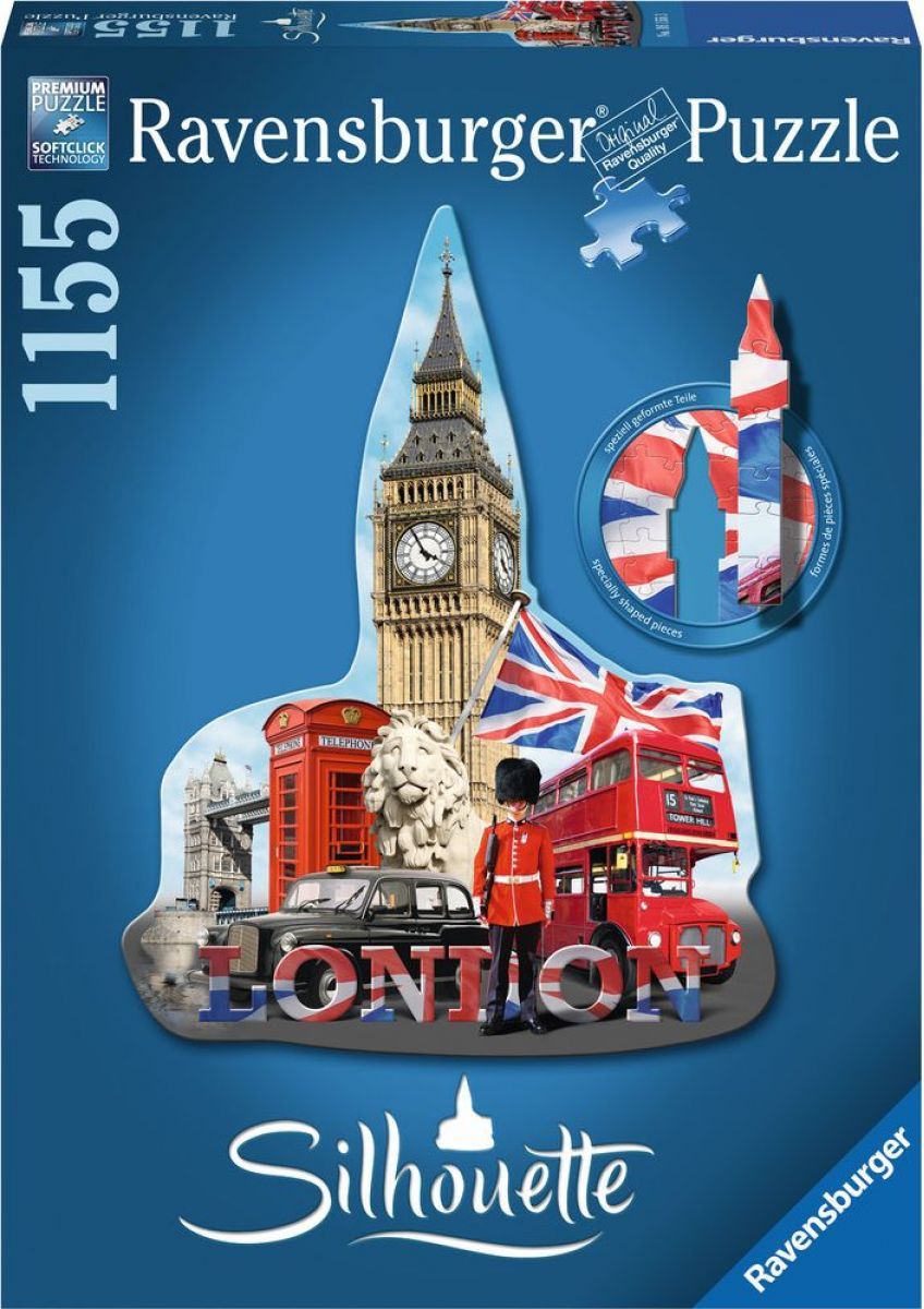 Ravensburger puzzle Big Ben silueta 1155 dílků - obrázek 1