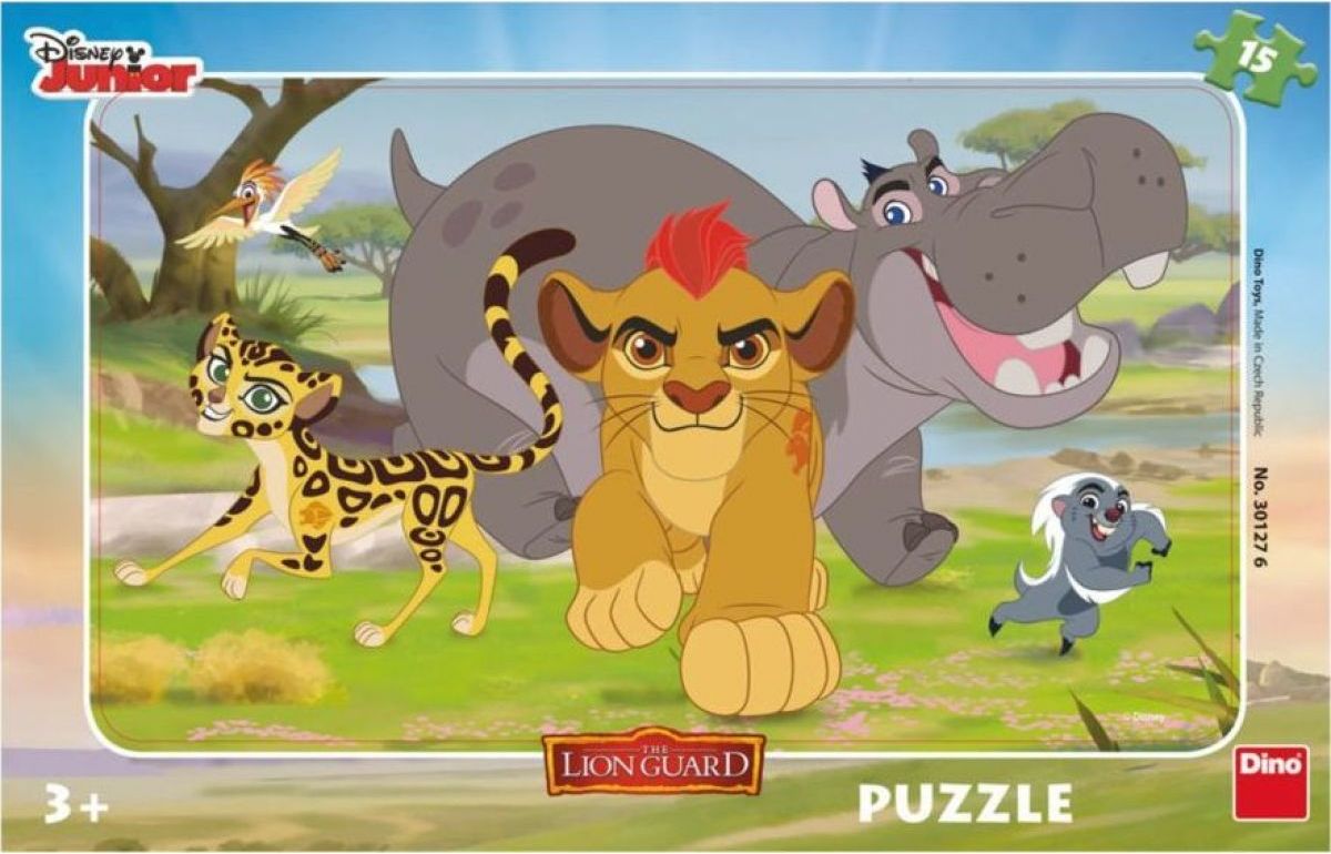 Dino Disney Puzzle deskové Lví hlídka 15 dílků - obrázek 1