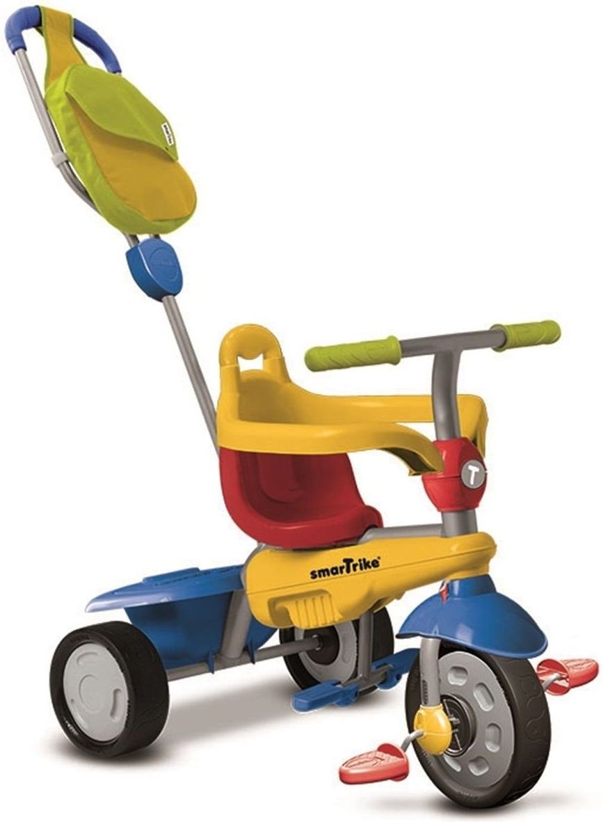 Smart Trike Tříkolka Breeze GL žluto červeno modrá - obrázek 1