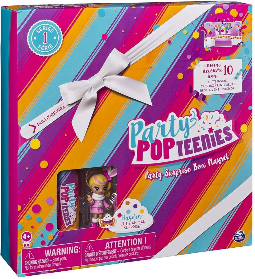 Spin Master Party Popteenies Hrací sada pro párty panenky Blondýnka Hayden - obrázek 1