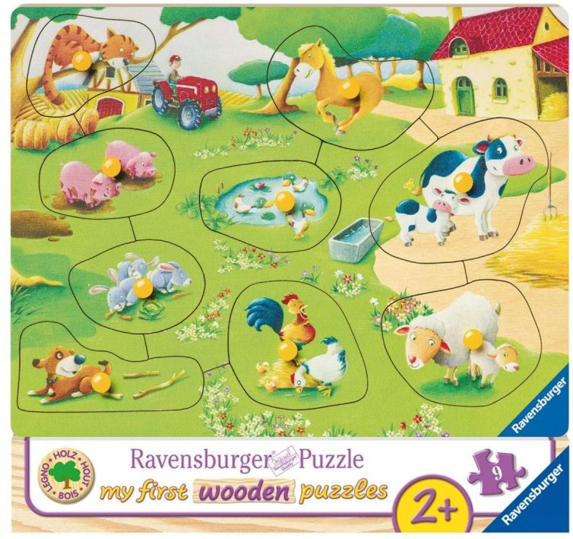 Ravensburger Puzzle 036837 Malá farma 9 dílků - obrázek 1