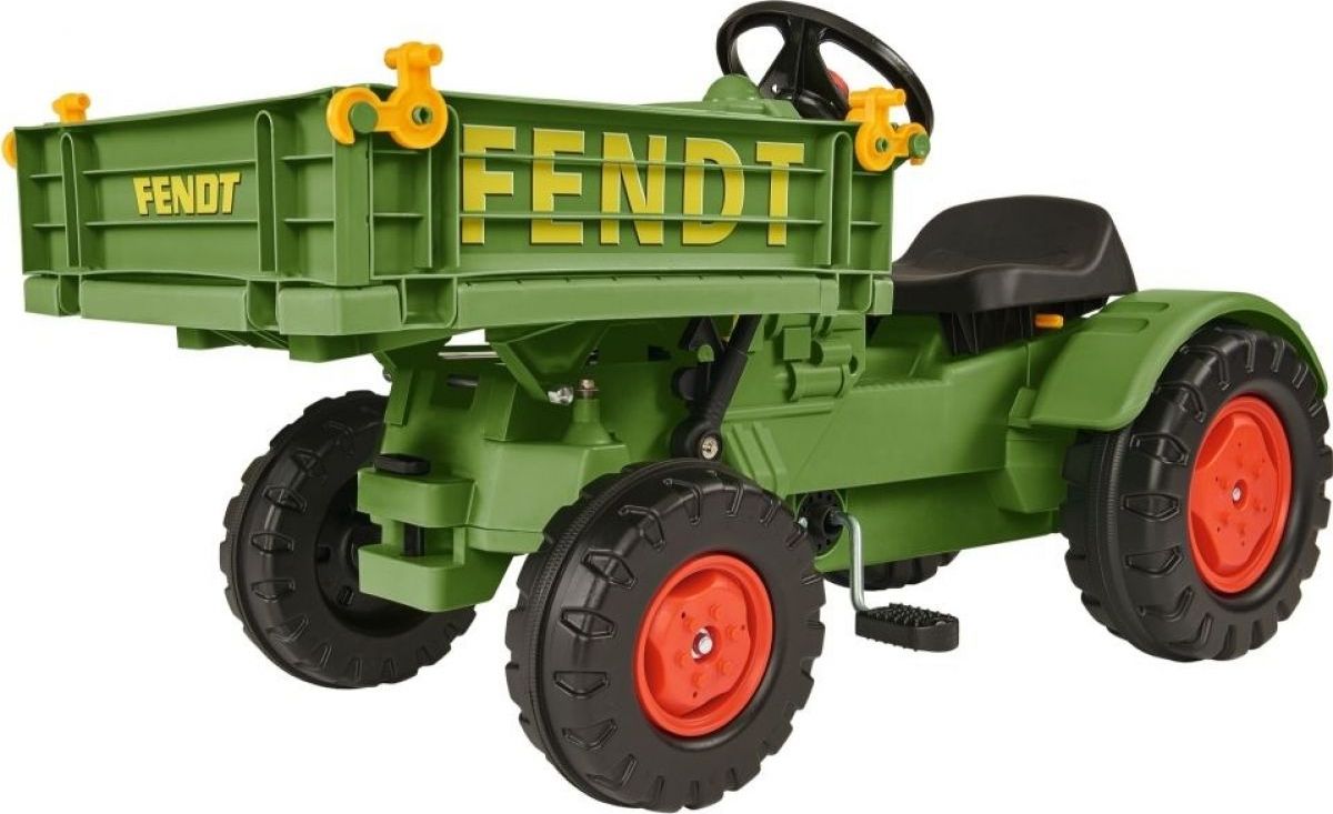 Big Šlapací traktor Fendt s vyklápěcí plošinou - obrázek 1