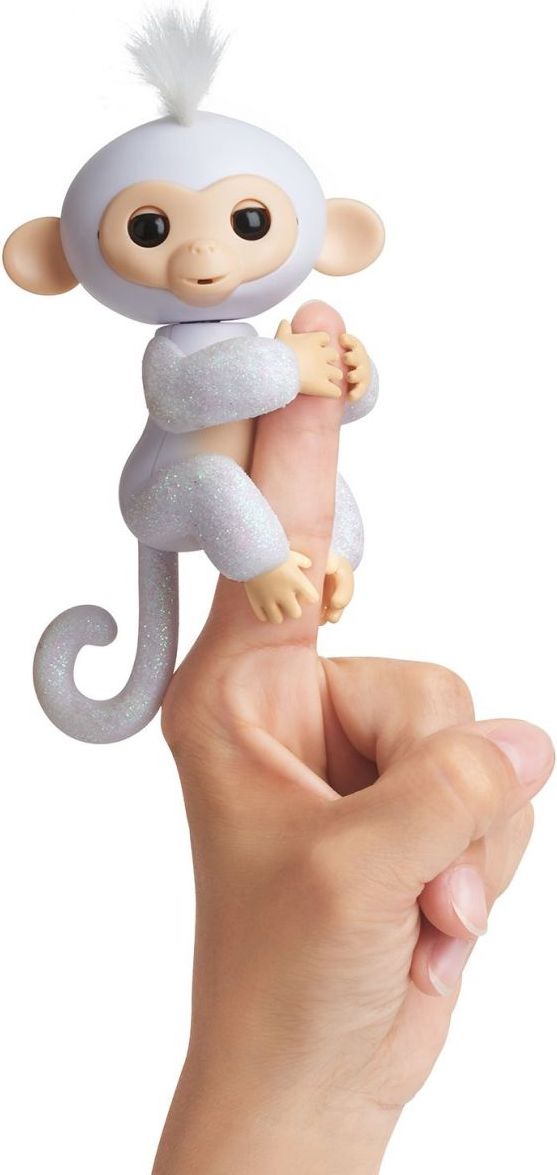 Fingerlings Opička třpytivá Sugar bílá - obrázek 1