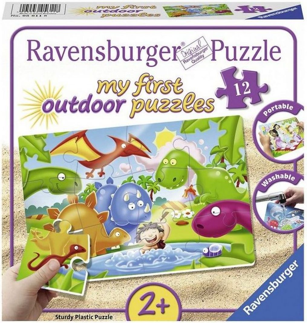 Ravensburger Puzzle Dinosauří přátelé 12 plast dílků - obrázek 1