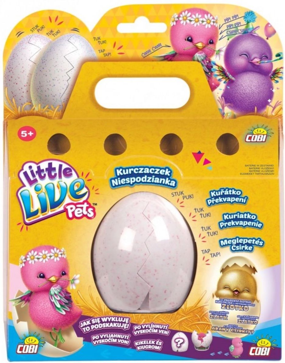 Little Live Pets Kuřátko Růžové vajíčko - obrázek 1