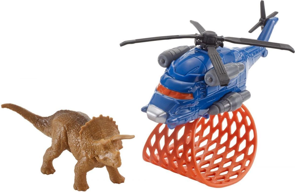 Matchbox Jurský svět Dino transportéři Tricera Copter - obrázek 1