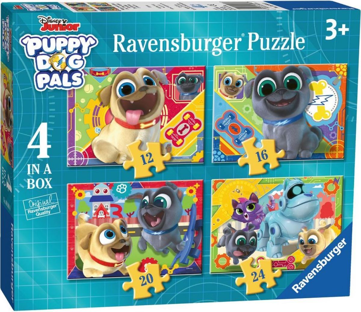 Ravensburger puzzle Kámoši hafíci 4 v 1 - obrázek 1