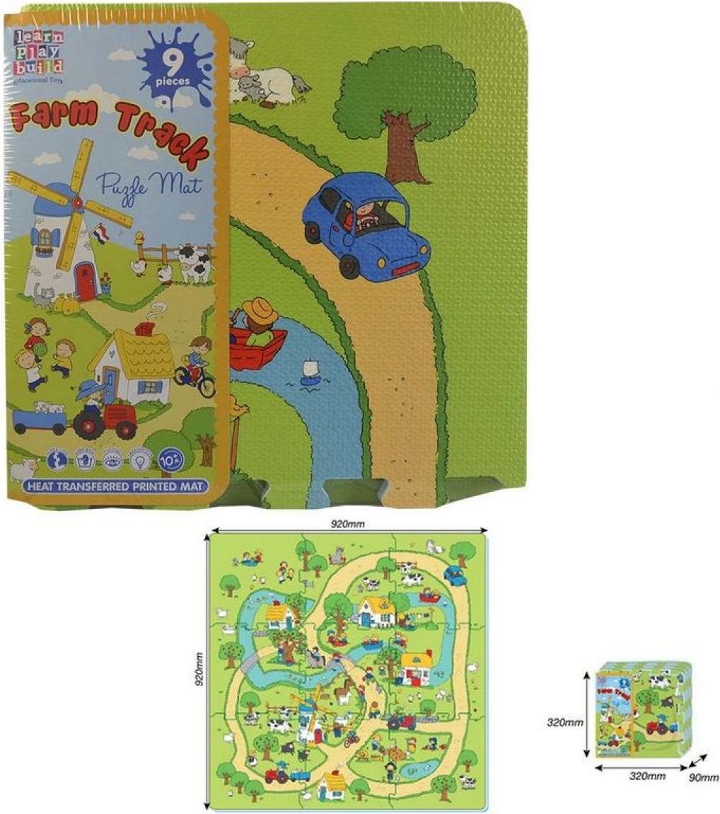Made Puzzle farma 9 ks 32 x 32 cm - obrázek 1