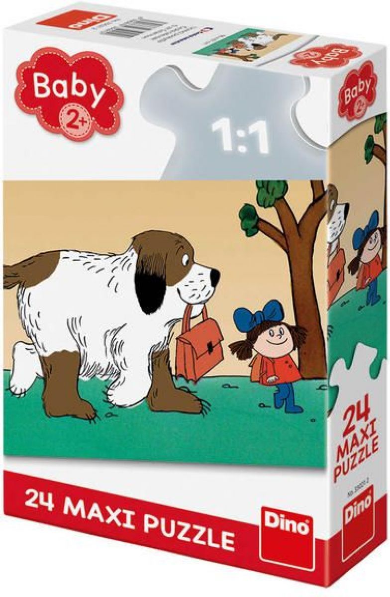 Dino Maxipes Fík maxi puzzle 24 dílků - obrázek 1