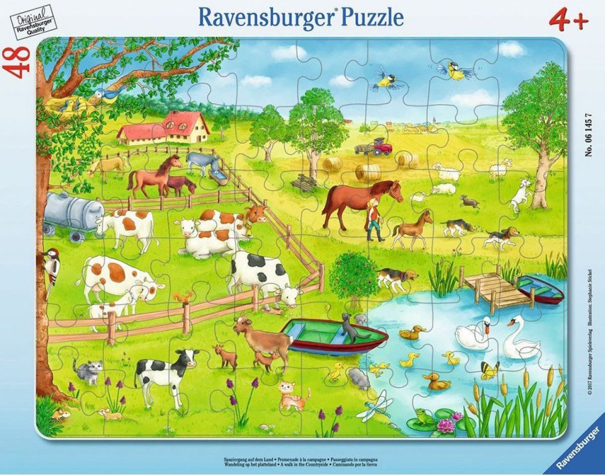 Ravensburger Puzzle Procházka na zemi 48 dílků - obrázek 1