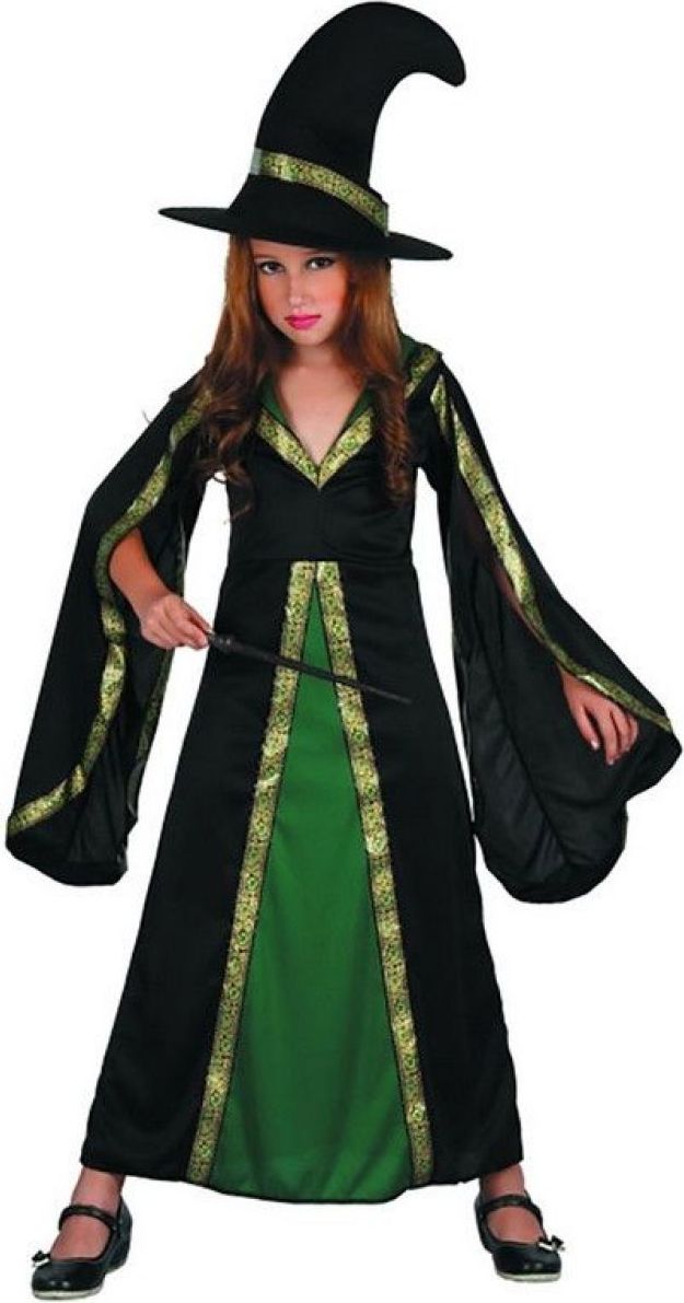 Made Dětské šaty na karneval čarodějka 120-130 cm - obrázek 1