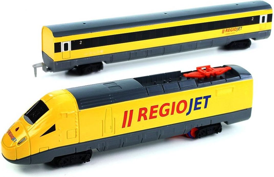 Rappa Vlak žlutý RegioJet se zvukem a světlem funkční model soupravy - obrázek 1