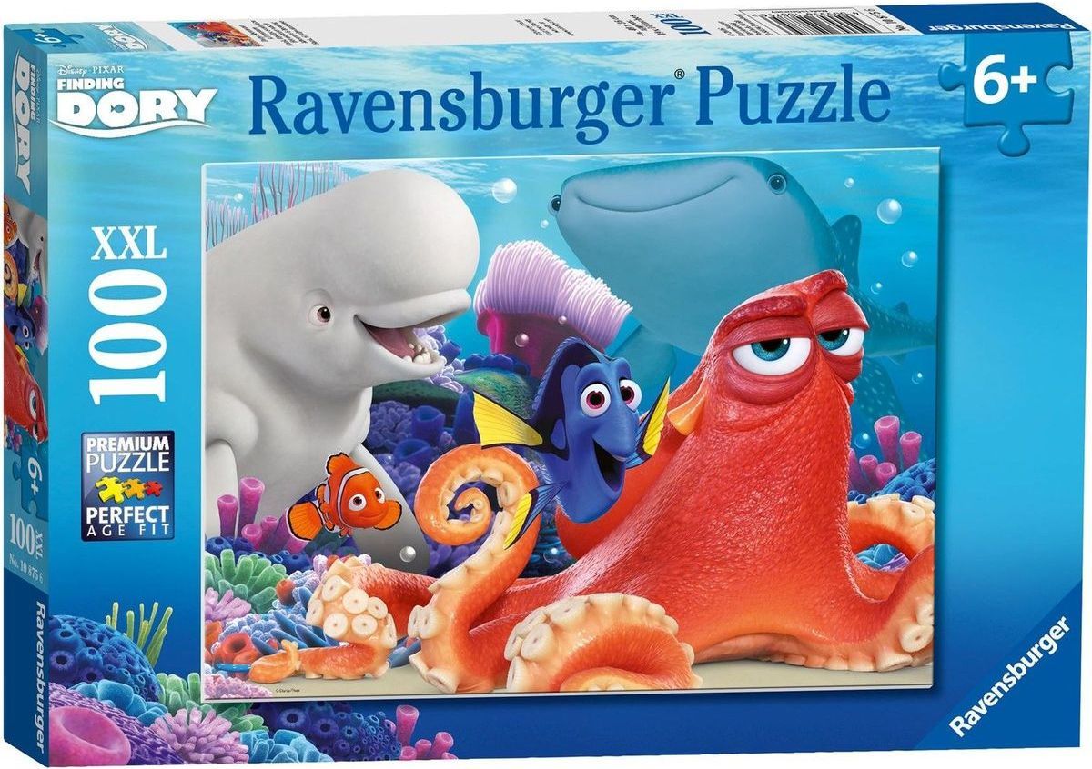 Ravensburger puzzle Hledá se Dory 100 XXL dílků - obrázek 1