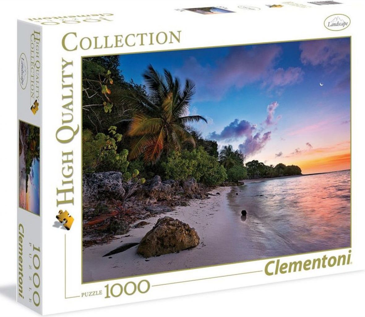 Clementoni Puzzle Tropický ráj 1000 dílků - obrázek 1