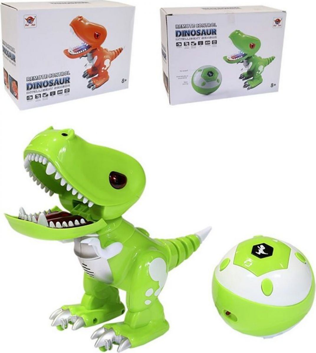 Dinosaurus na dálkové ovládání - oranžový - obrázek 1