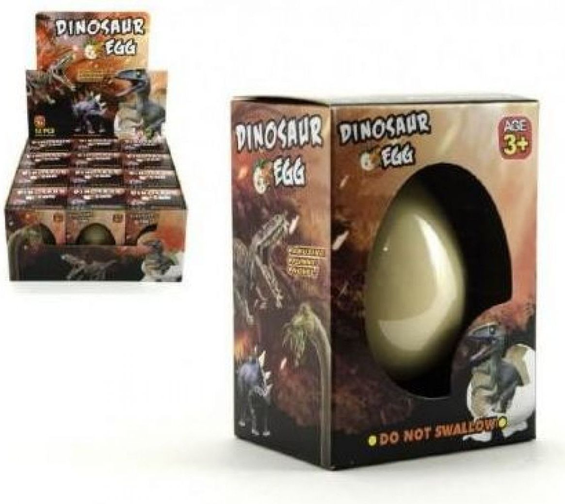 Teddies Dinosaurus líhnoucí a rostoucí z vajíčka v krabičce - obrázek 1