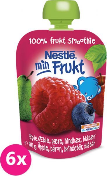 6x NESTLÉ Kapsička Malina-Jablko-Hruška (90 g) – ovocná kapsička - obrázek 1