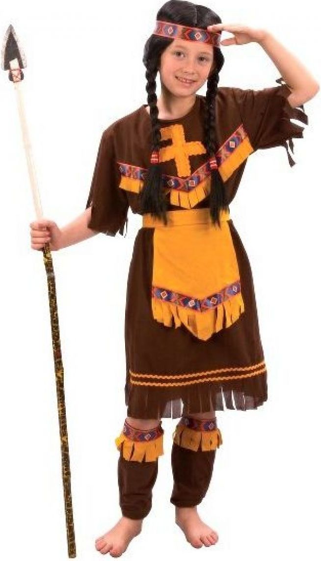 MaDe Dětský kostým Indiánka S - obrázek 1