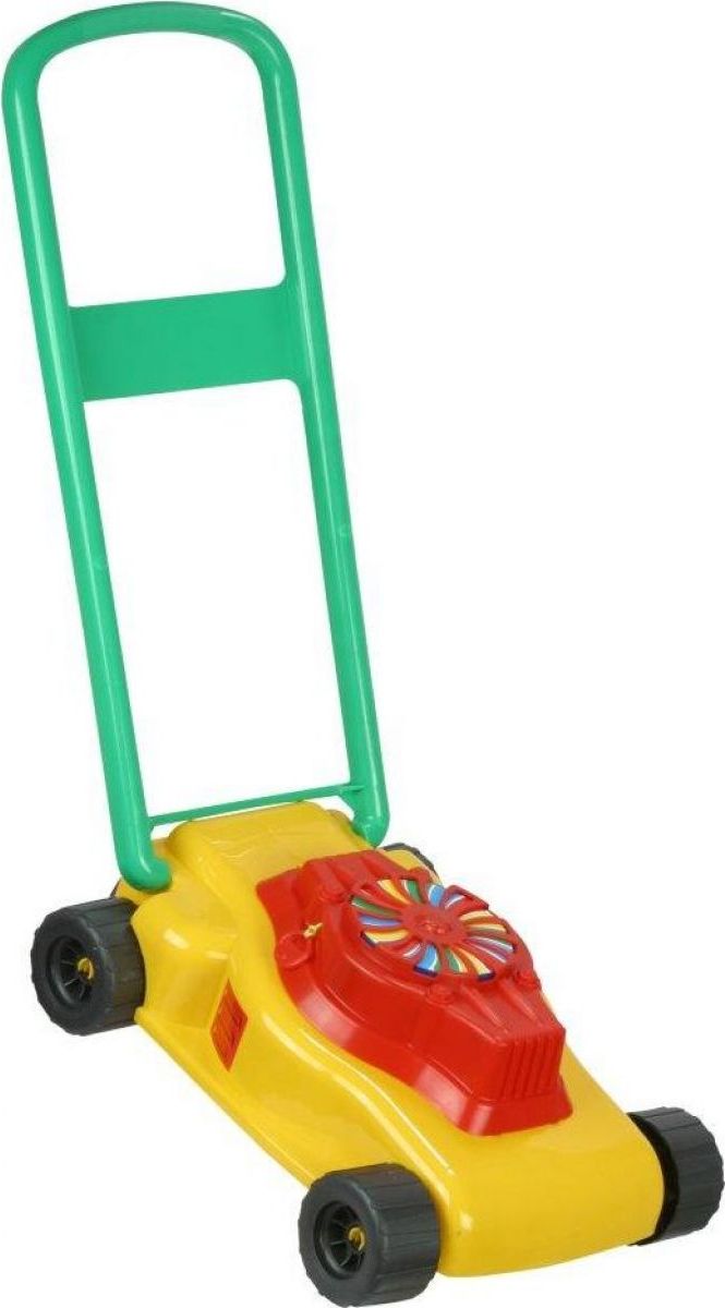 Toy sekačka velká plastová s imitací motoru zelená - červená - obrázek 1