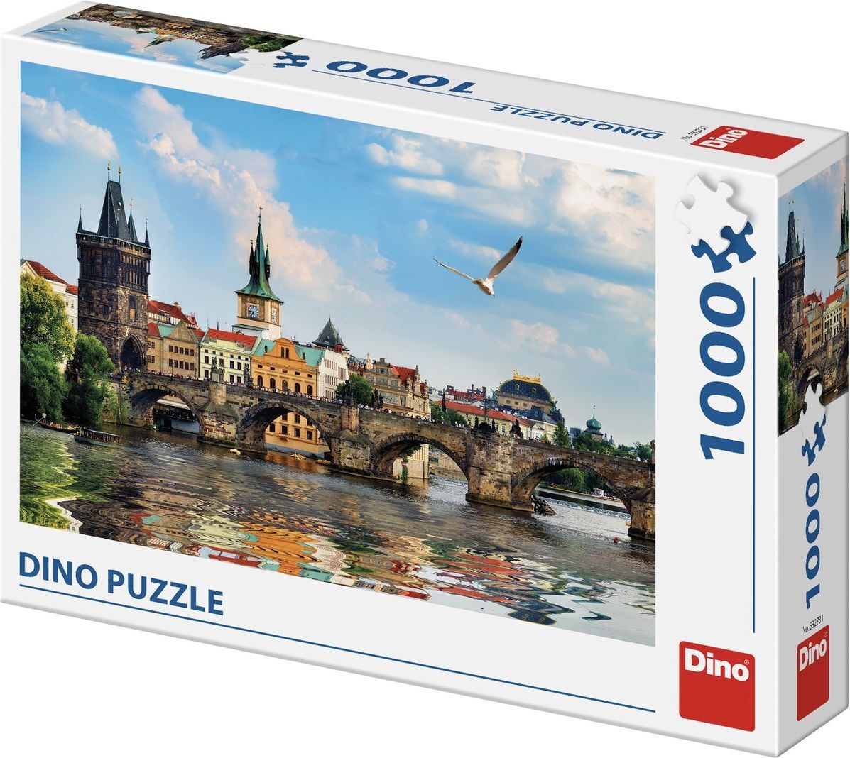 Dino Karlův Most 1000 dílků puzzle - obrázek 1