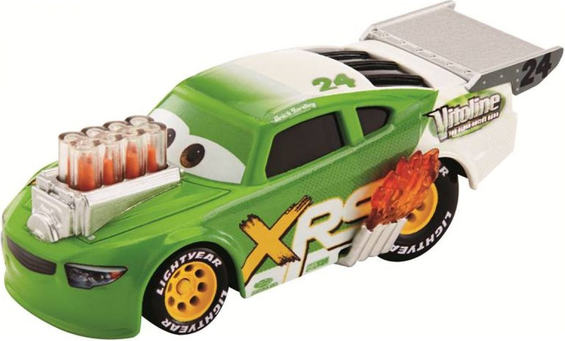 Mattel Cars Xrs závodní dragster Brick Yardley - obrázek 1